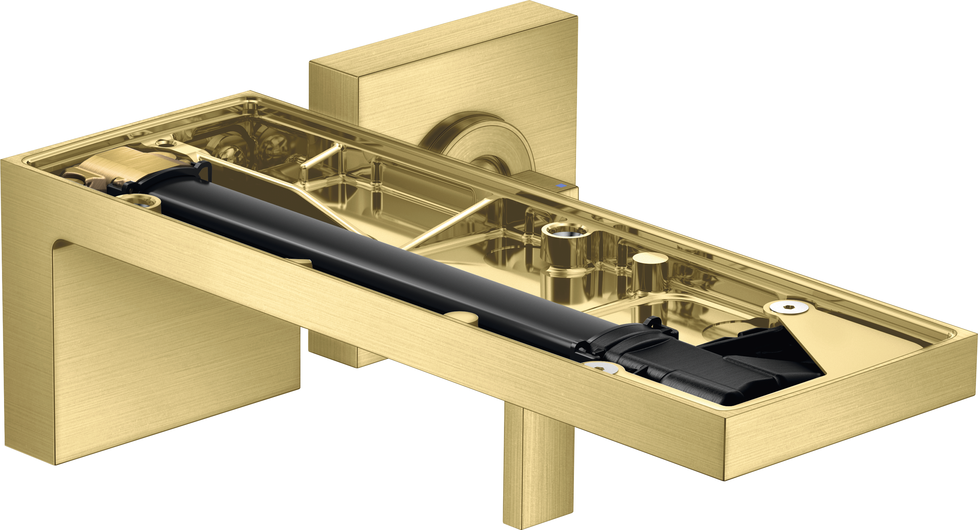 Single lever basin mixer for concealed installation wall-mounted with spout 221 mm without plate