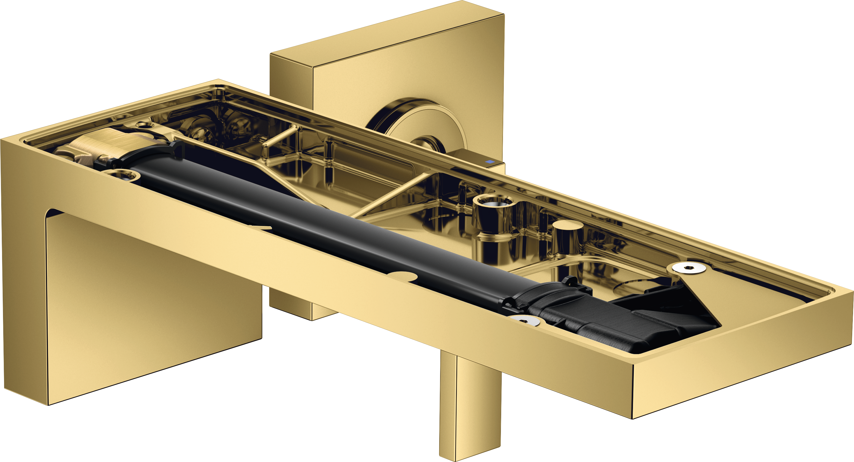 Single lever basin mixer for concealed installation wall-mounted with spout 221 mm without plate