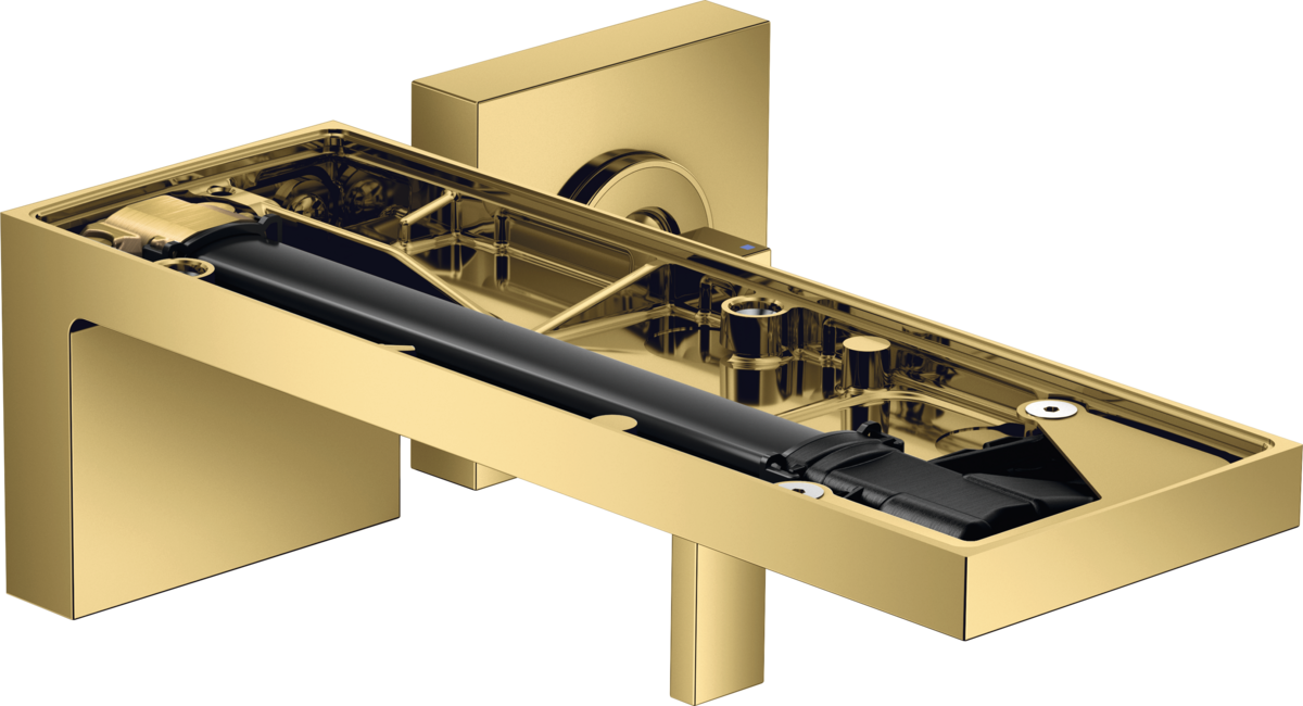 Single lever basin mixer for concealed installation wall-mounted with spout 221 mm without plate