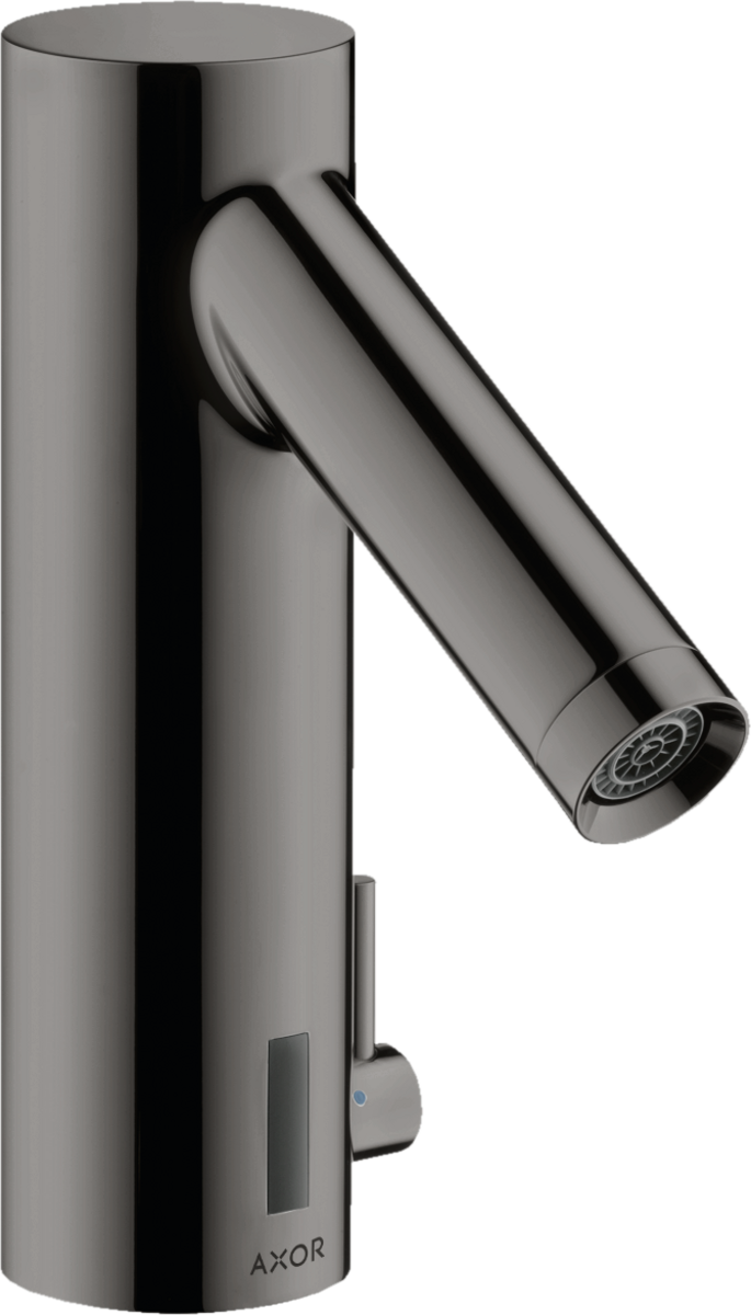 Electronic basin mixer with temperature control with mains connection 230 V