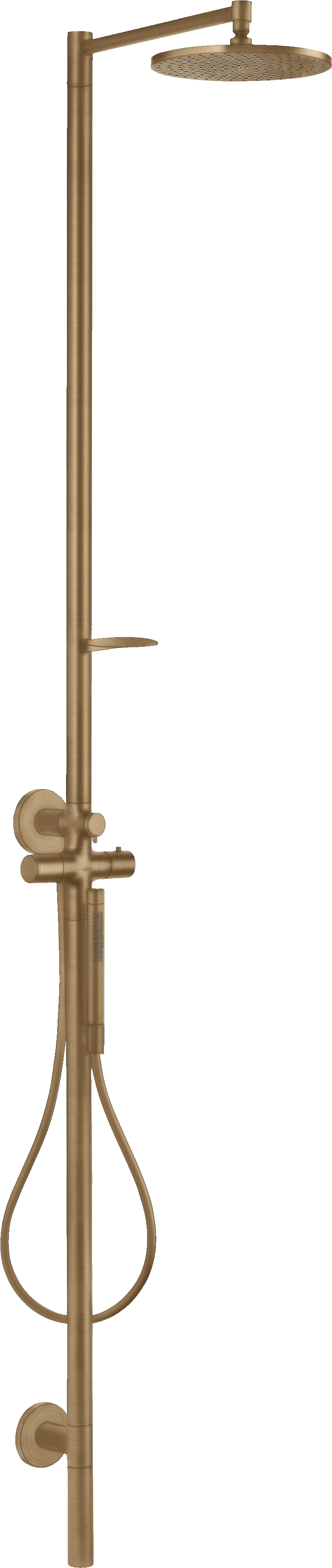 Colonne de douche thermostatique avec douche de tête 240 1jet Colonne de douche thermostatique avec douche de tête 240 1jet