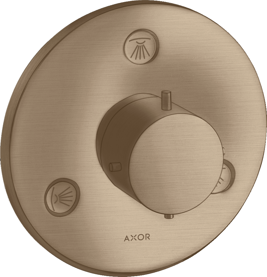 Llave de paso e inversor Trio/Quattro empotrado