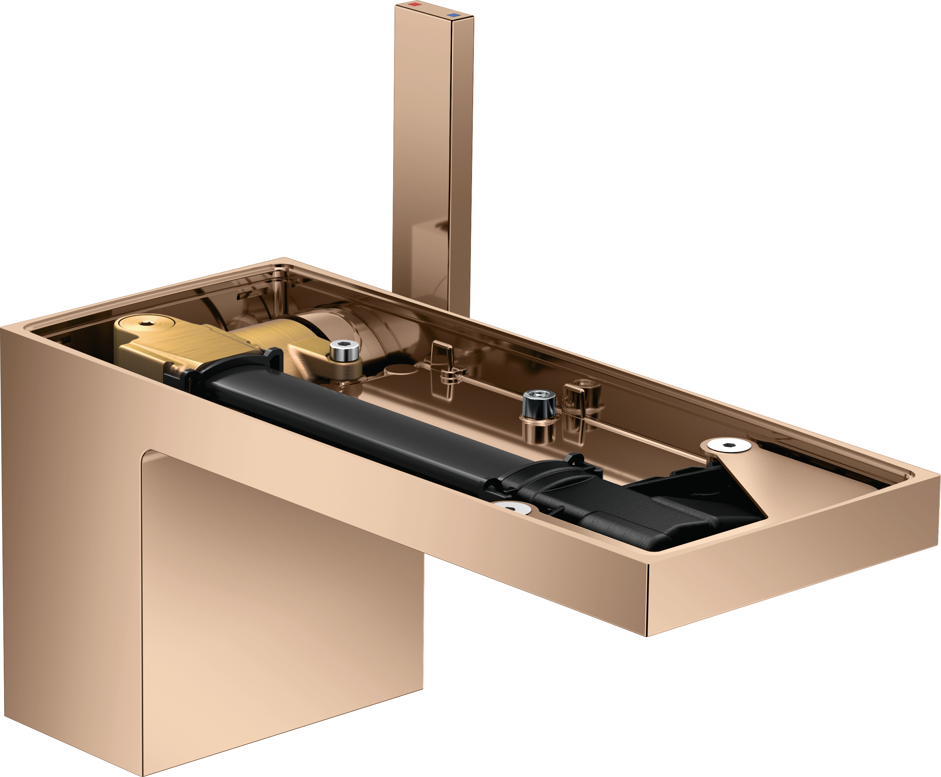 Single lever basin mixer 70 with push-open waste set without plate