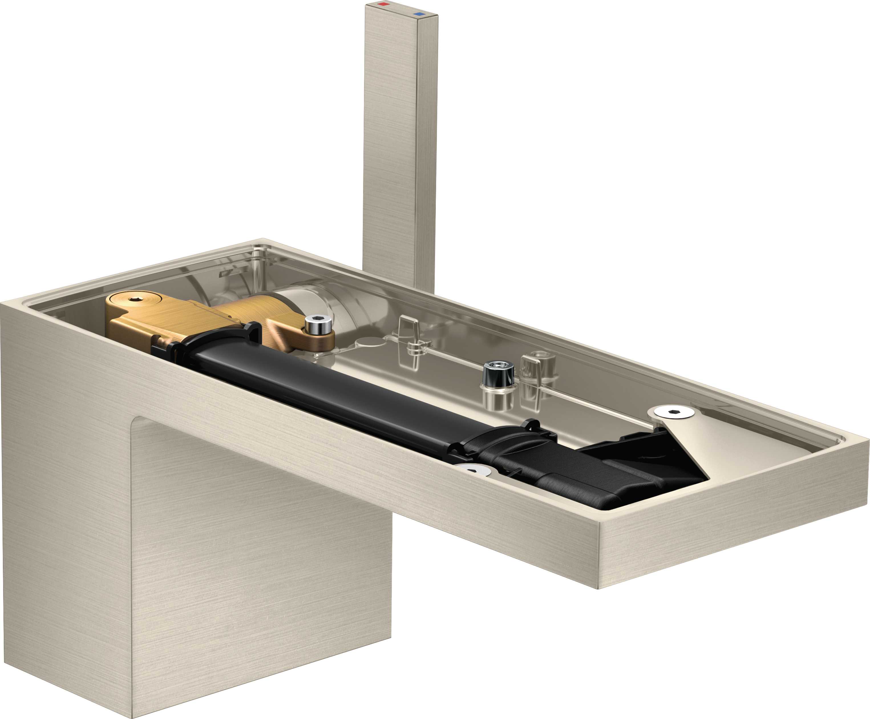 Single lever basin mixer 70 with push-open waste set without plate