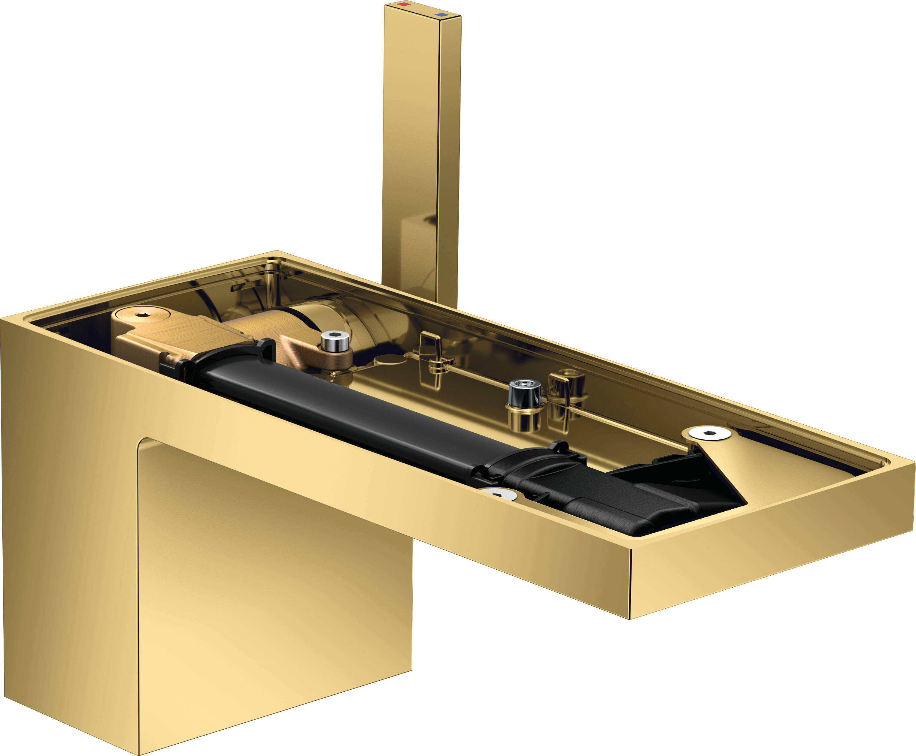 Single lever basin mixer 70 with push-open waste set without plate