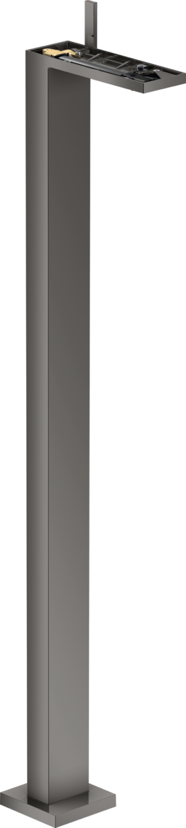 Single lever basin mixer floor-standing with push-open waste set without plate