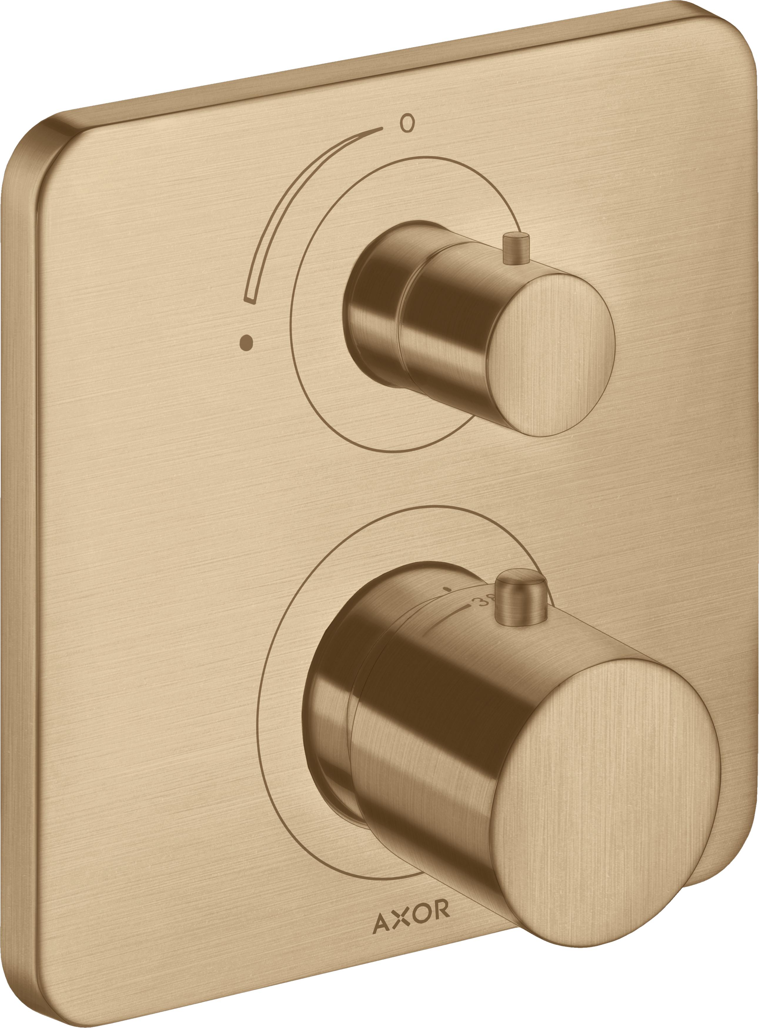 埋込式サーモスタット混合水栓 1アウトレット（化粧部）