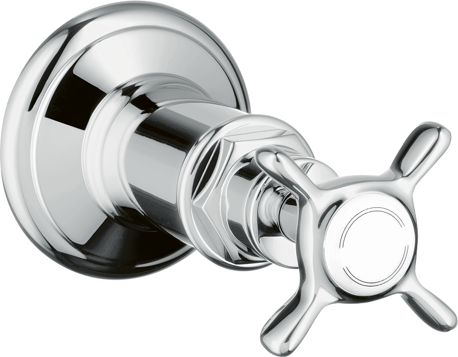 Absperrventil Unterputz mit Kreuzgriff