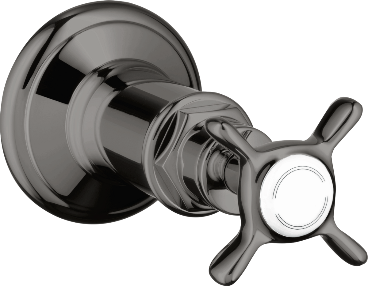 Shut-off valve for concealed installation with cross handle