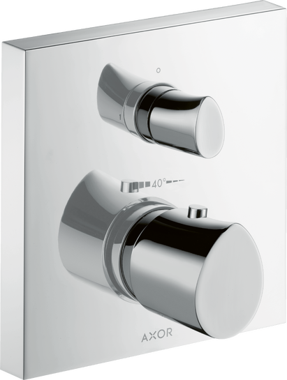 Termostat til innbygging med avsperring/vender