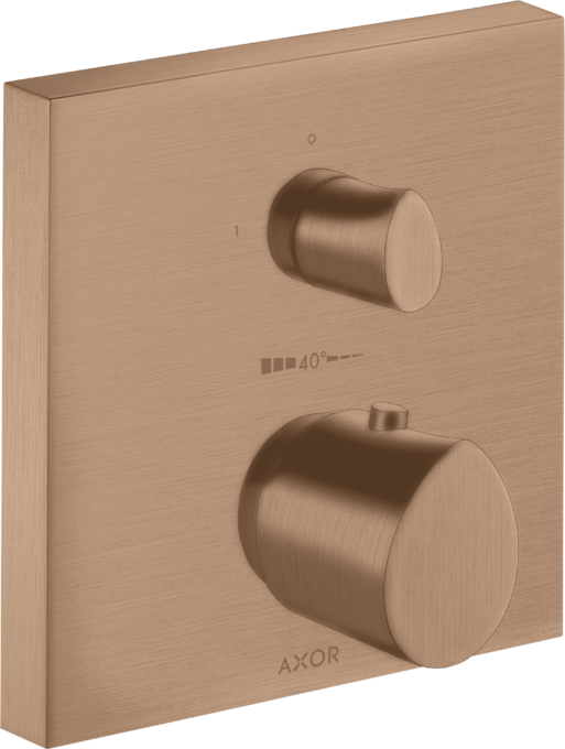 AXOR Starck Organic Thermostatique encastré avec robinet d'arrêt — 12715310