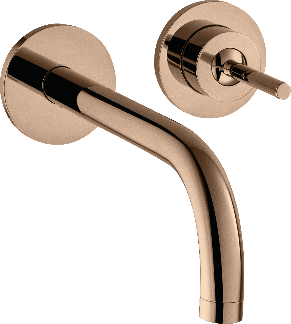 Single lever basin mixer for concealed installation wall-mounted with spout 225 mm and escutcheons