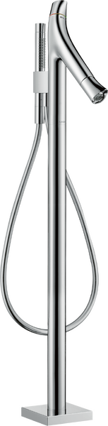 Thermostatic bath mixer floor-standing