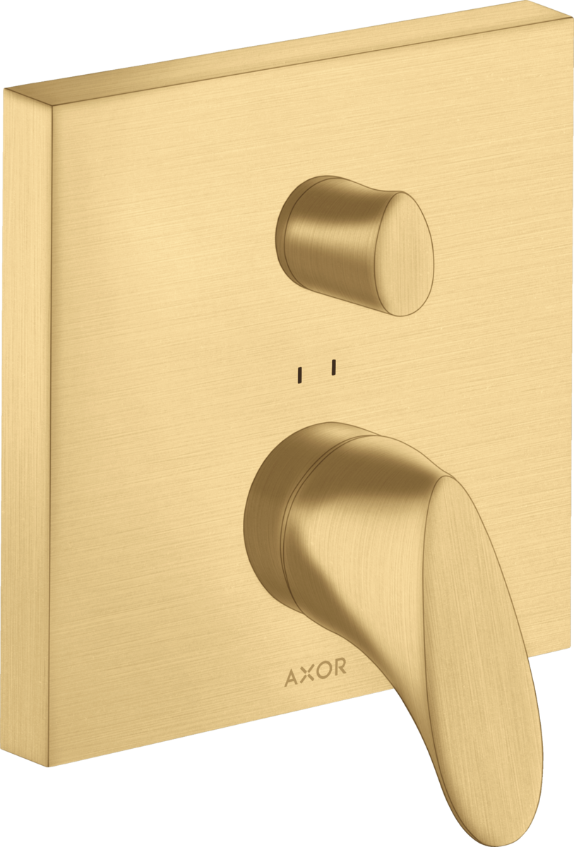 Eéngreepsbadmengkraan 170/170 mm met geïntegreerde veiligheidscombinatie voor Exafill - afwerkset square