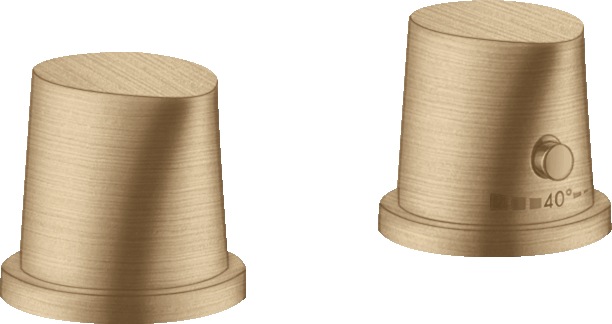 2-Loch Wannenrandarmatur mit Thermostat