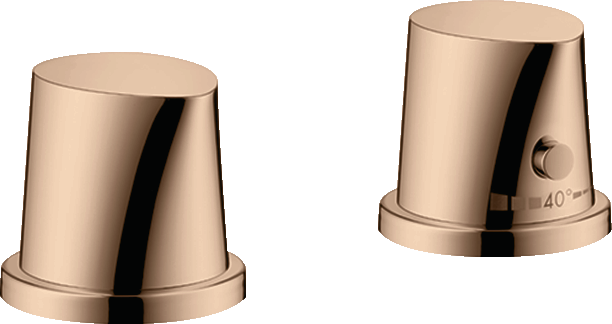 2 ホールサーモスタットリム付式バス混合水栓