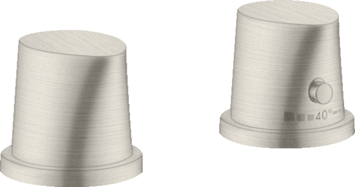 Mezclador termostático de 2 agujeros para borde de bañera