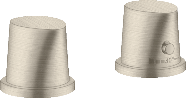 Mezclador termostático de 2 agujeros para borde de bañera