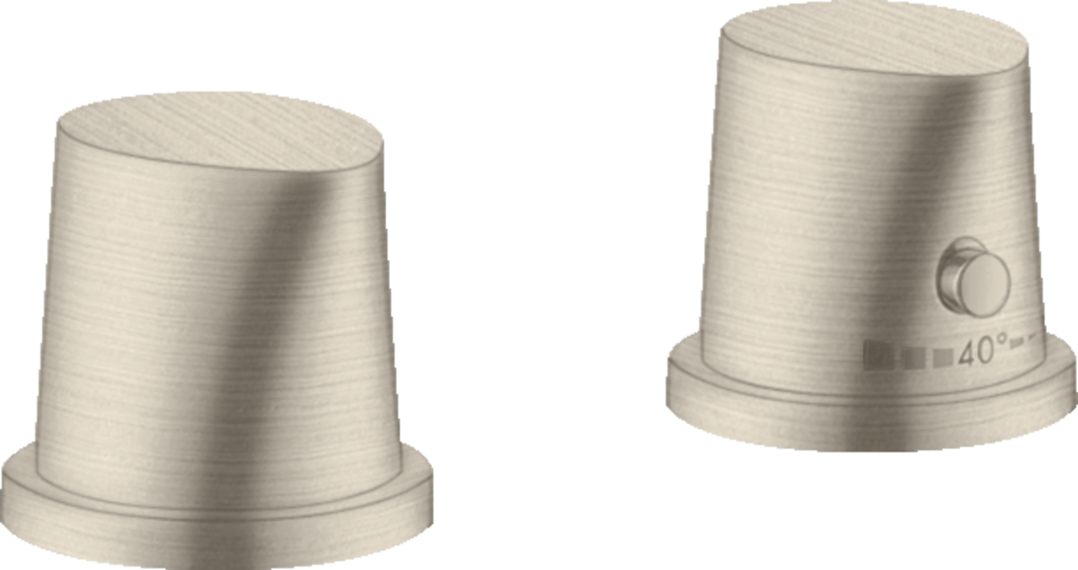 Mezclador termostático de 2 agujeros para borde de bañera