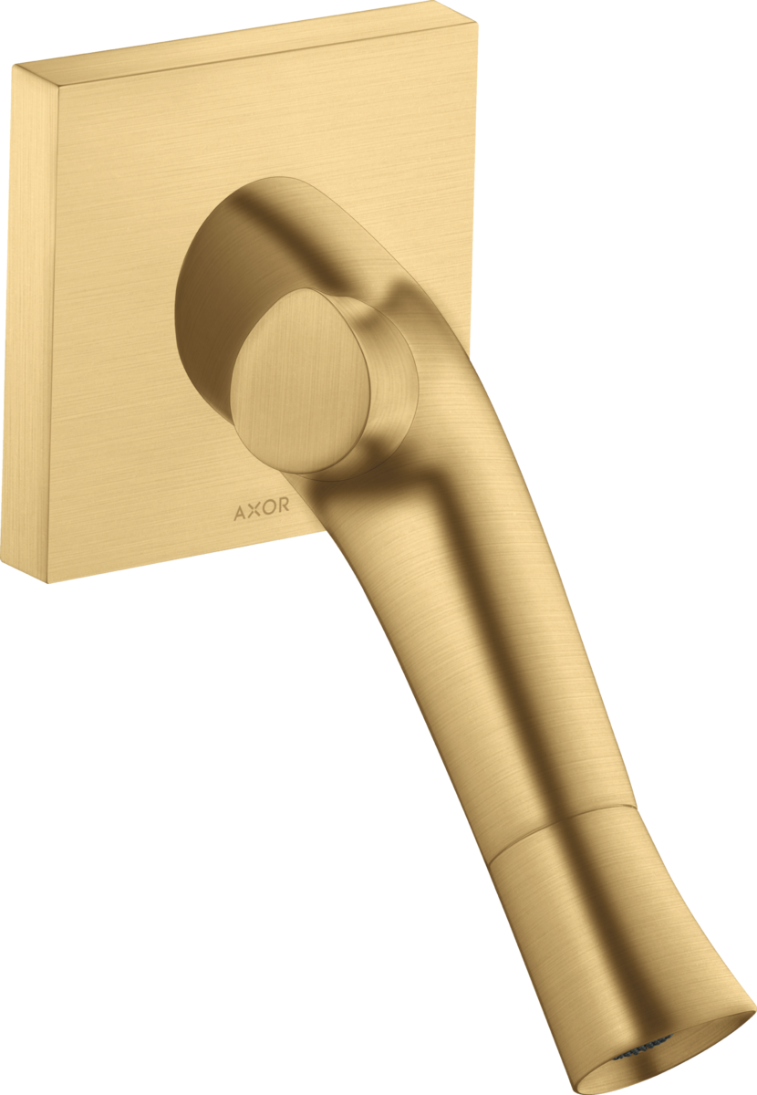 2-handle basin mixer for concealed installation wall-mounted with spout 187 mm