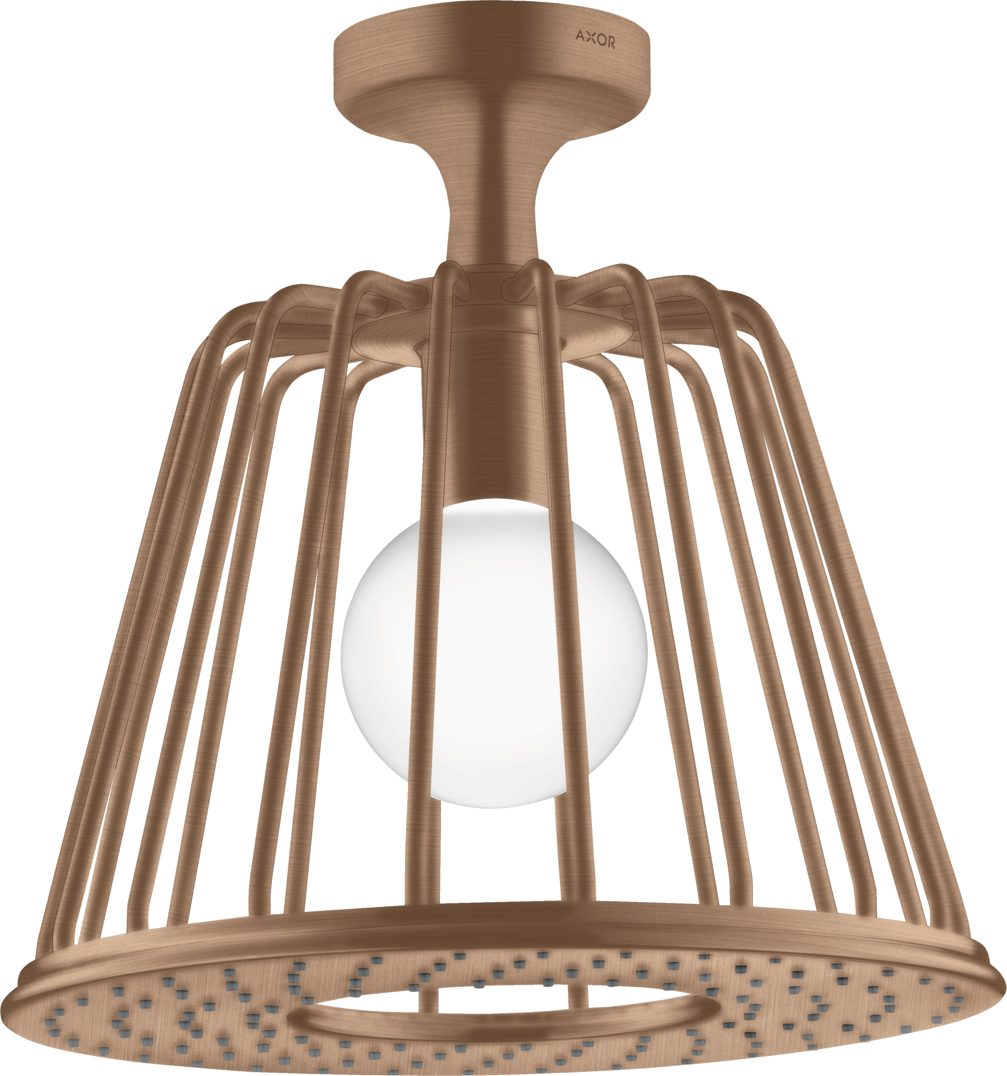 lampShower 275 1jet met plafondbevestiging designed by Nendo