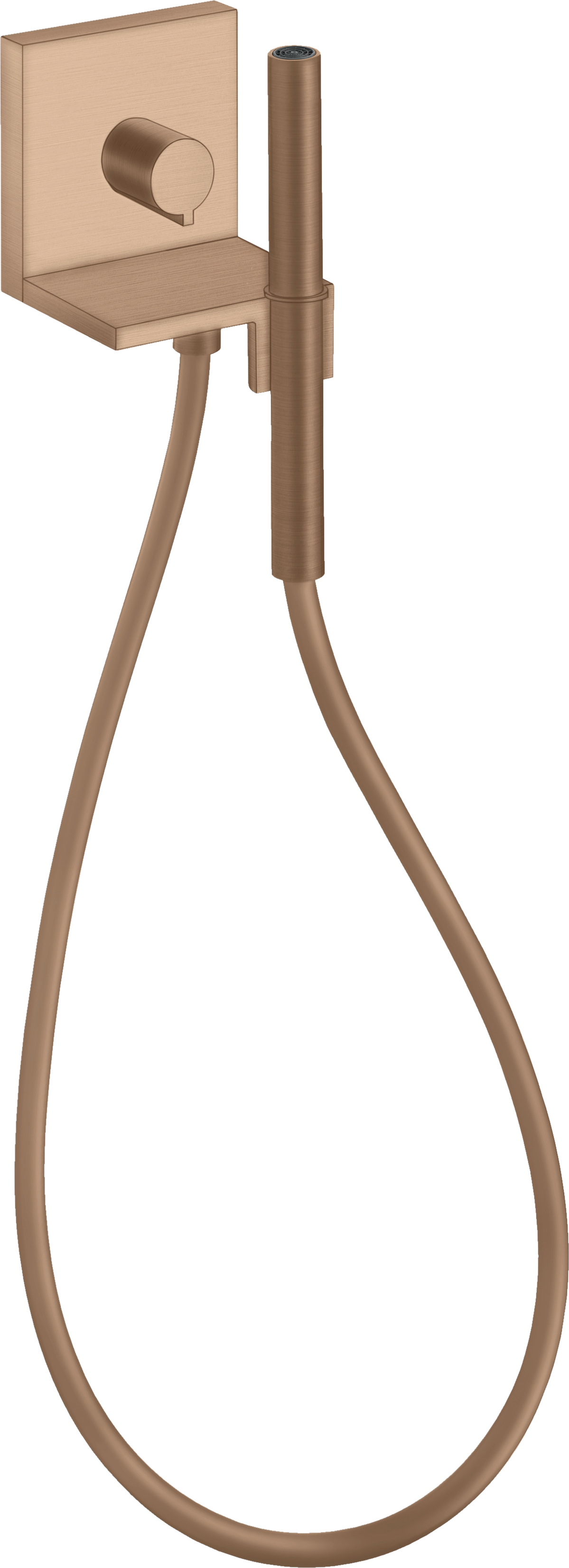 Hand shower module 120/120 for concealed installation square