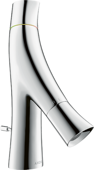 tweegreeps wastafelkraan 50 met afvoer met trekstang