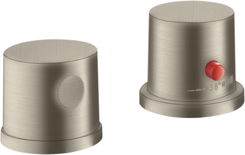 2-hole rim mounted thermostatic bath mixer