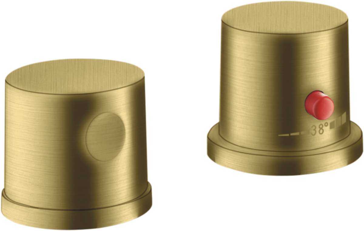 Set esterno termostatico 2 fori a bordo vasca