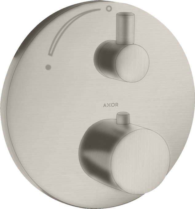 AXOR Uno Thermostatique encastré avec robinet d'arrêt — 38700800