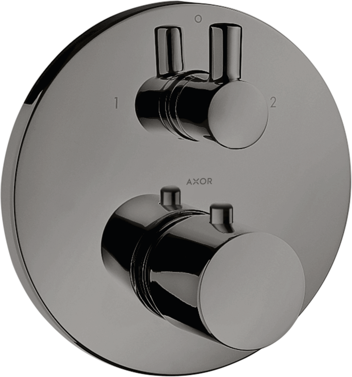 Thermostat for concealed installation with shut-off/ diverter valve