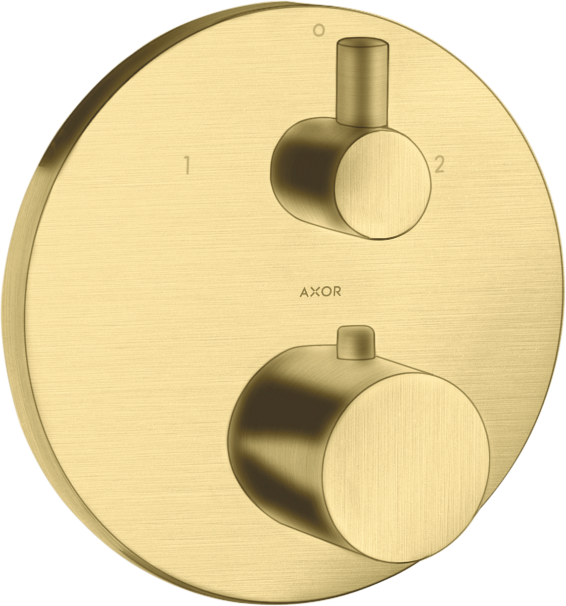 Thermostat for concealed installation with shut-off/ diverter valve