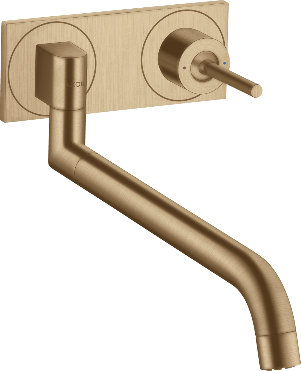 Single lever kitchen mixer for concealed installation wall-mounted