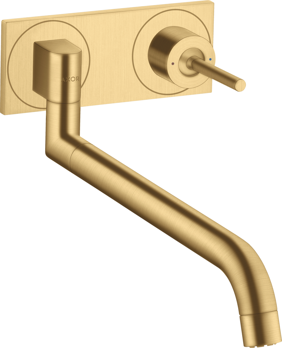 Single lever kitchen mixer for concealed installation wall-mounted