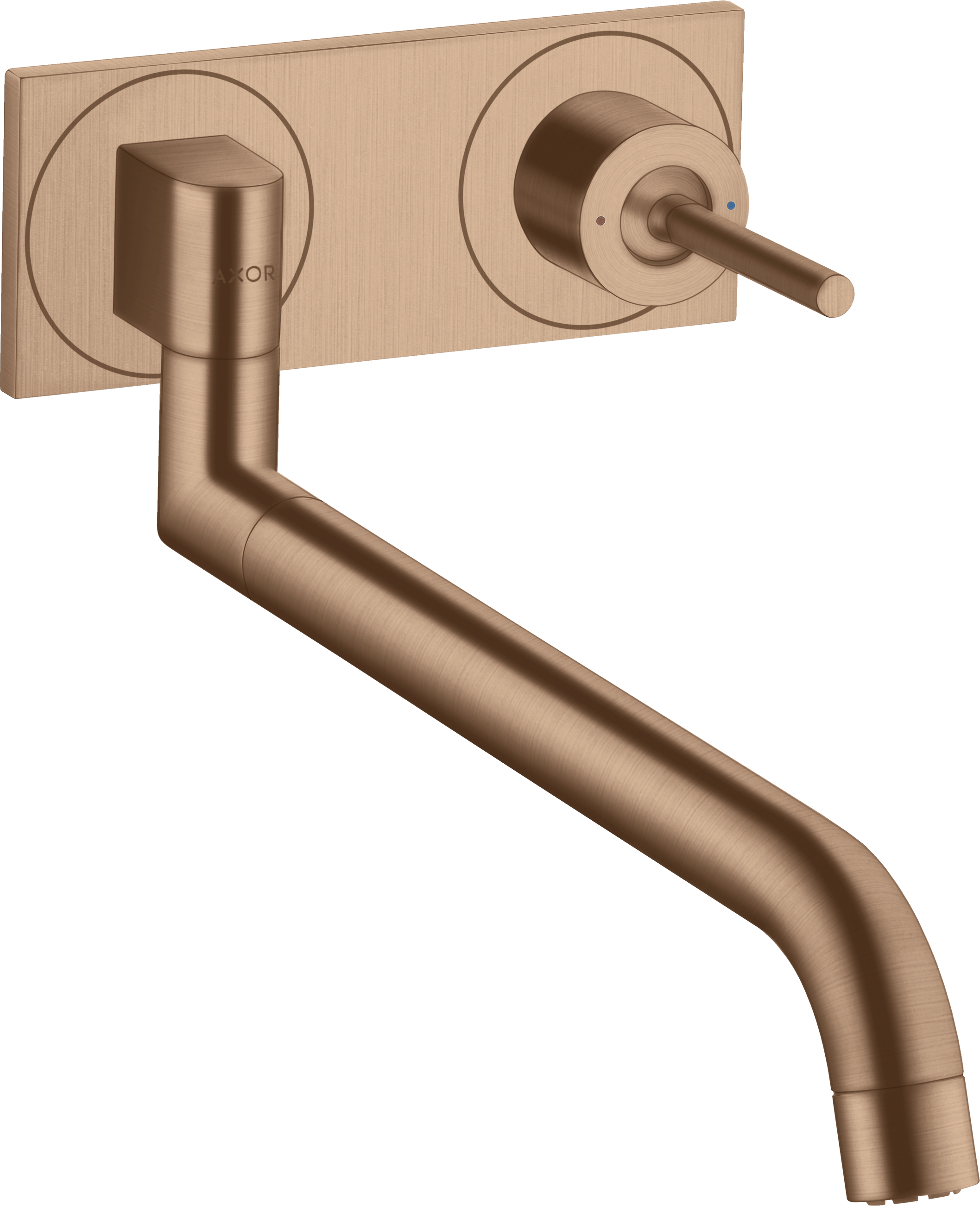 Single lever kitchen mixer for concealed installation wall-mounted