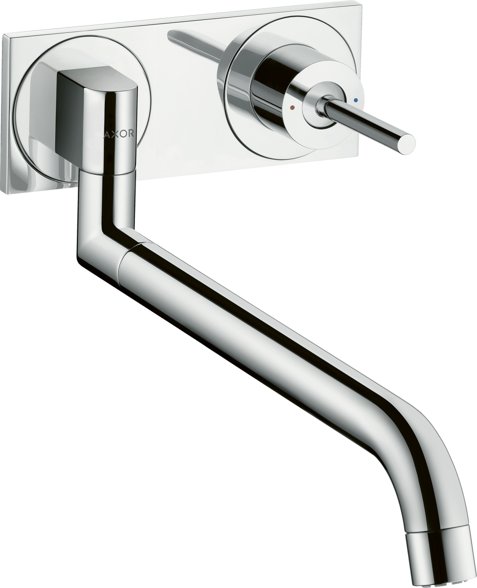 Single lever kitchen mixer for concealed installation wall-mounted