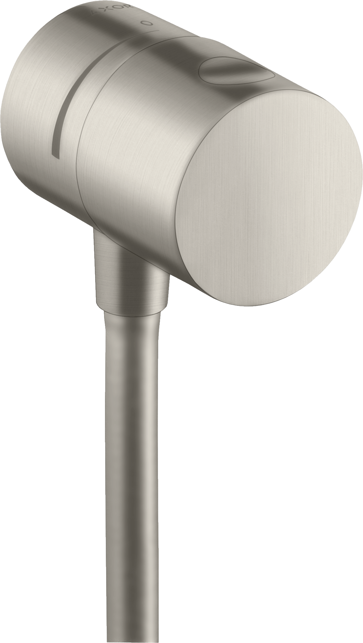 Wall outlet stop with shut-off valve