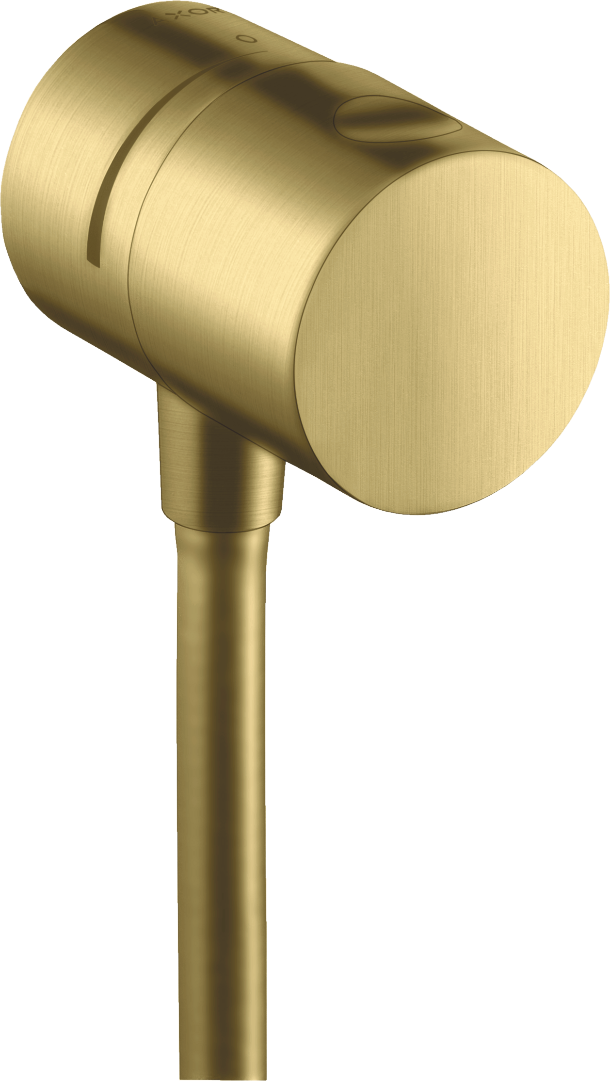 Wall outlet stop with shut-off valve