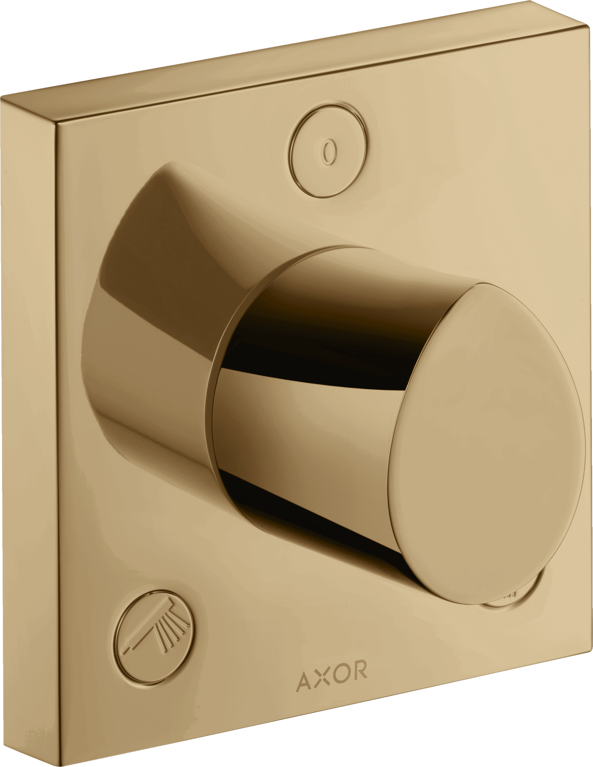 Valvola d'arresto e deviatore Trio/quattro 120/120 ad incasso