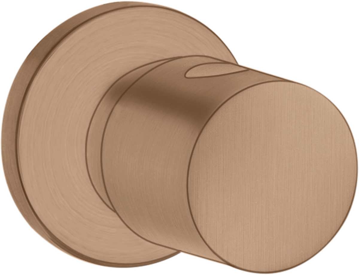 Shut-off valve for concealed installation