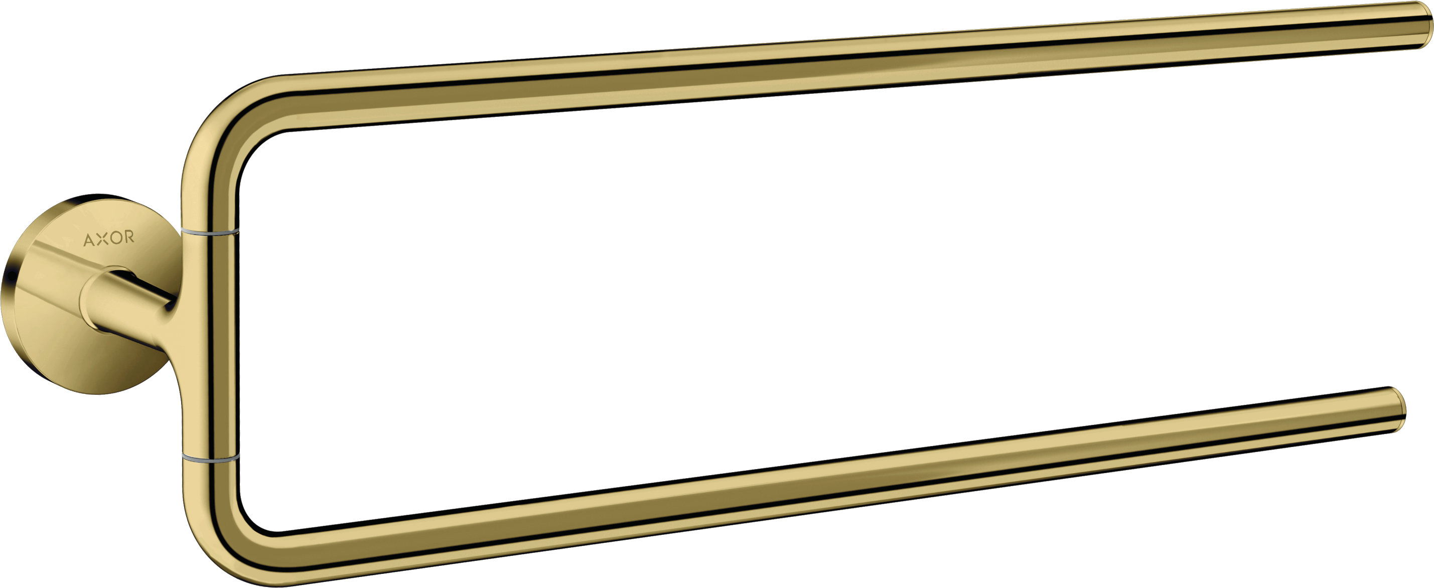 Porte-serviettes double