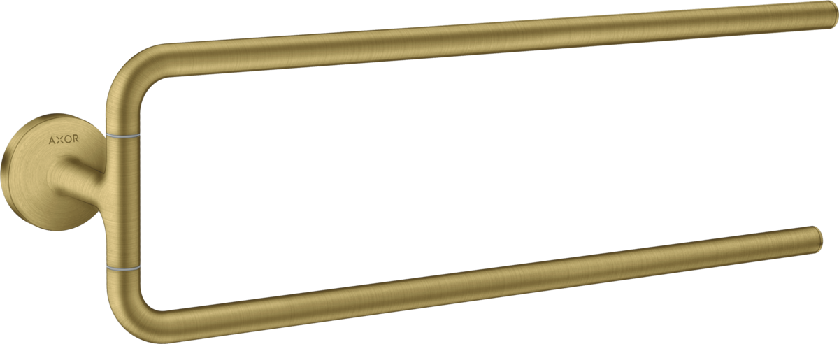 Porte-serviettes double