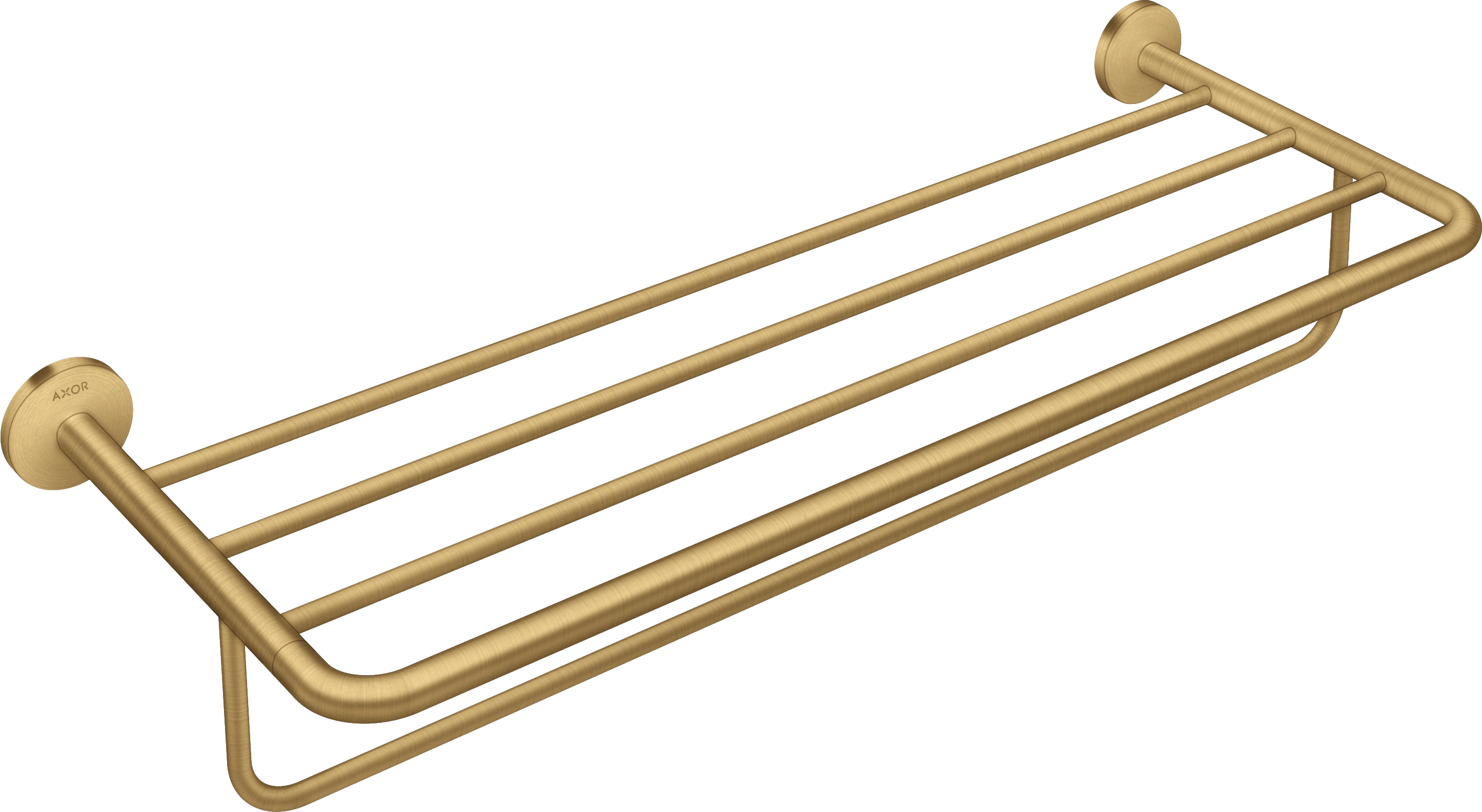 Towel rack with towel holder