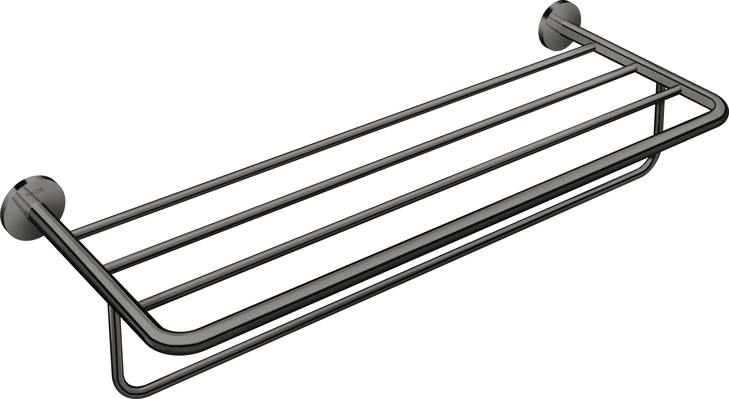 Towel rack with towel holder