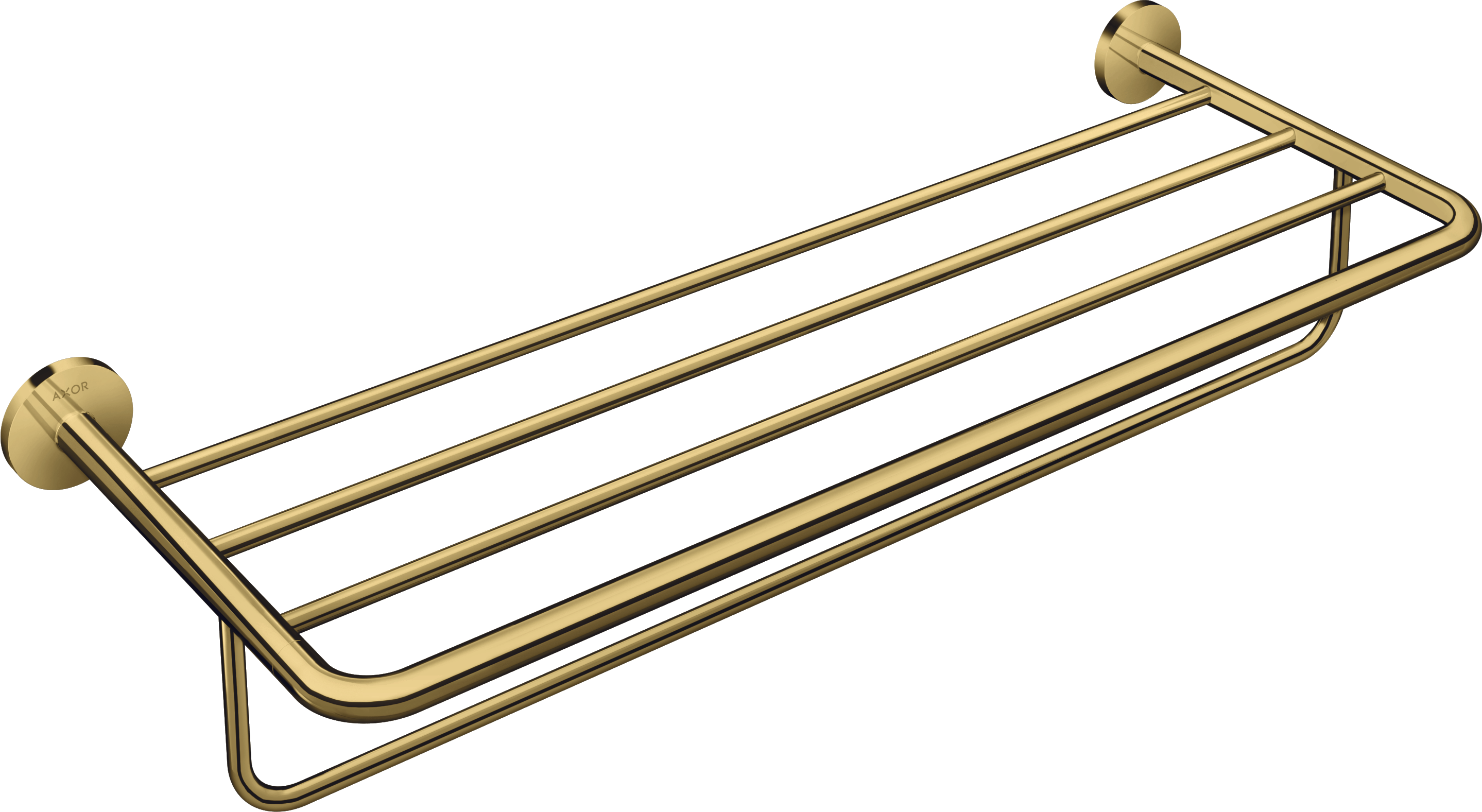 Towel rack with towel holder