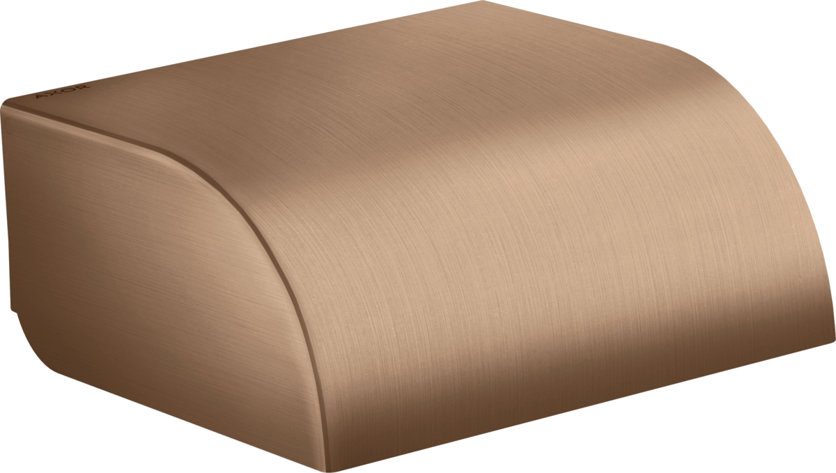 Toilet paper holder with cover