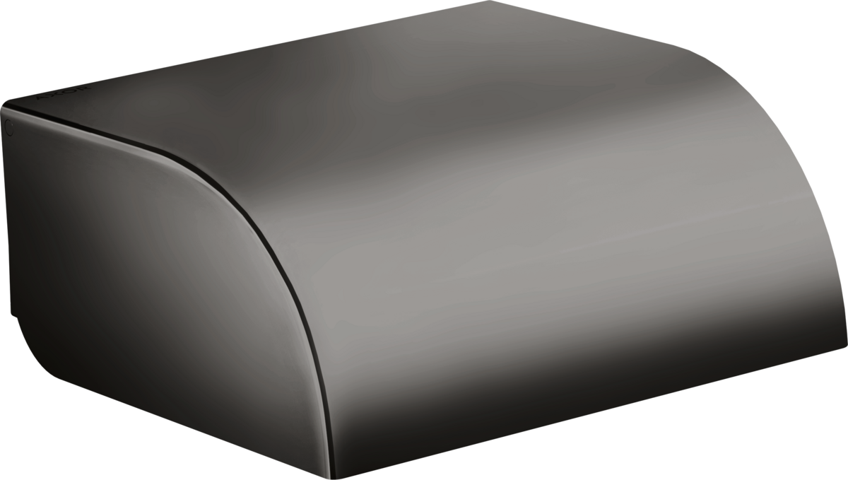 Toilet paper holder with cover