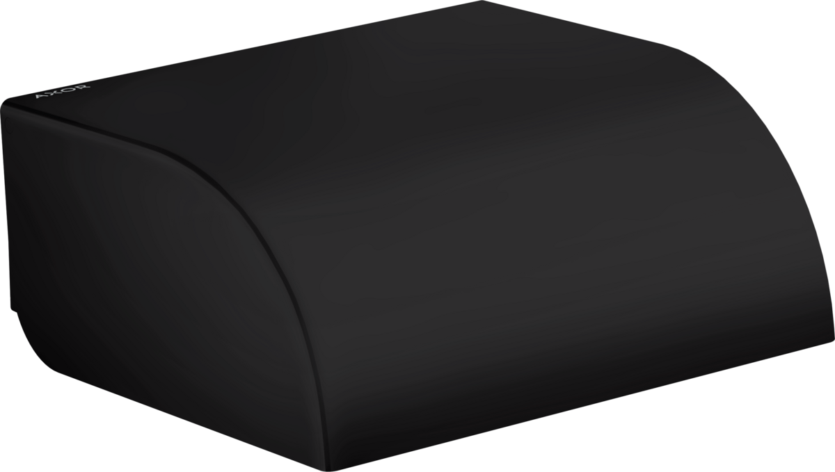 Toilet paper holder with cover