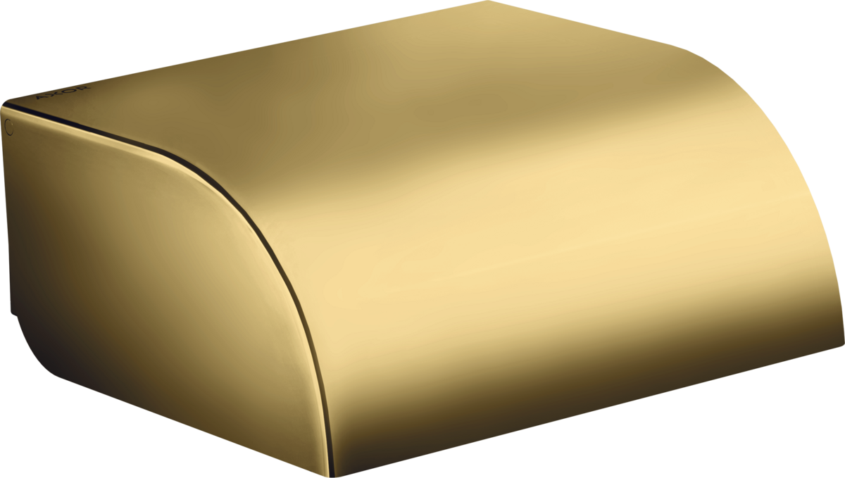 Toilet paper holder with cover