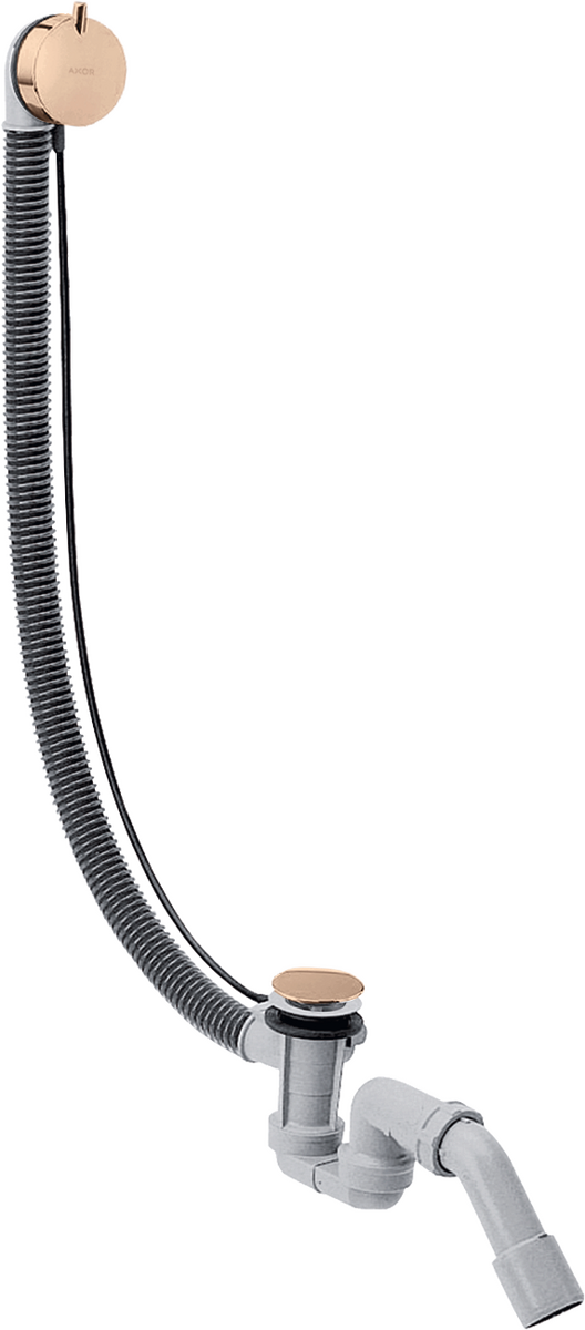 Complete set waste and overflow set for special bath tubs